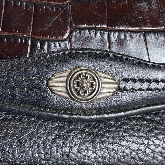 Brighton Black and Brown Crossbody Bag Hudson Organizer - Picture 12 of 12